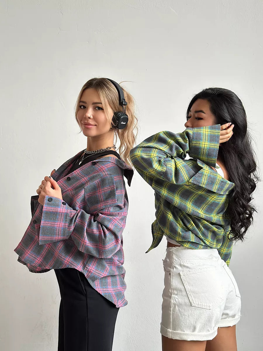 Carrie | Chemise en flanelle à carreaux élégante pour un look raffiné