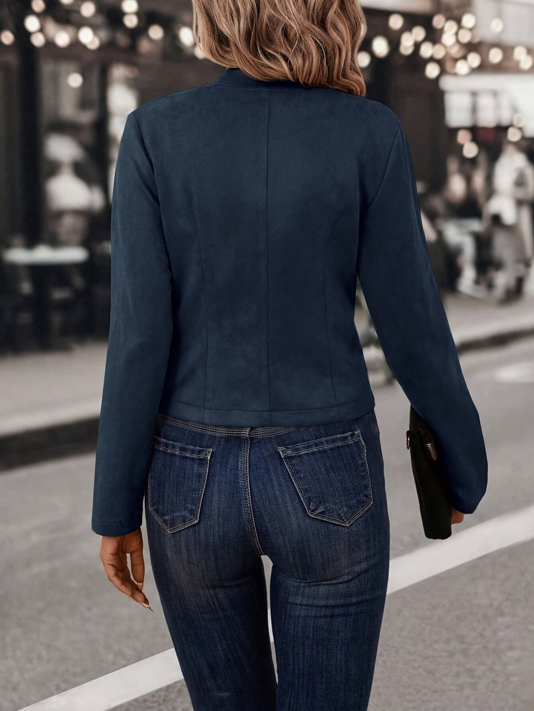Doris - Veste réversible à ouverture frontale stylée pour femme soucieuse de la mode