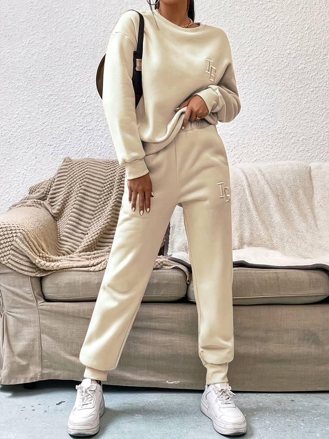 Joy - Ensemble élégant de pull et pantalon pour femmes