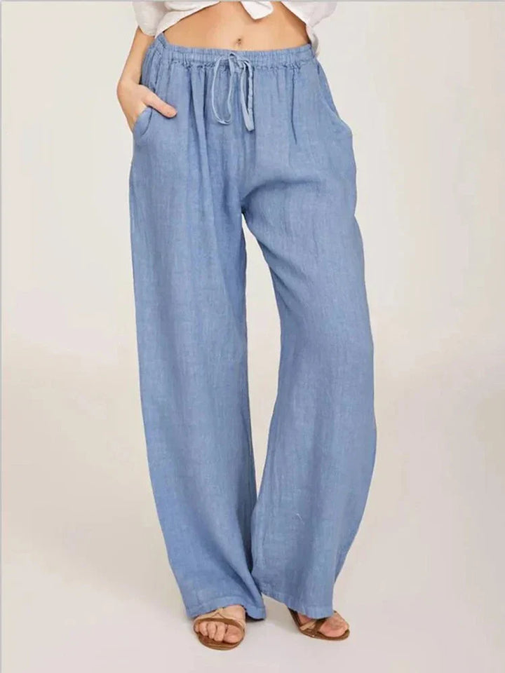 Elegante Baumwoll-Leinen-Hose von Virginia