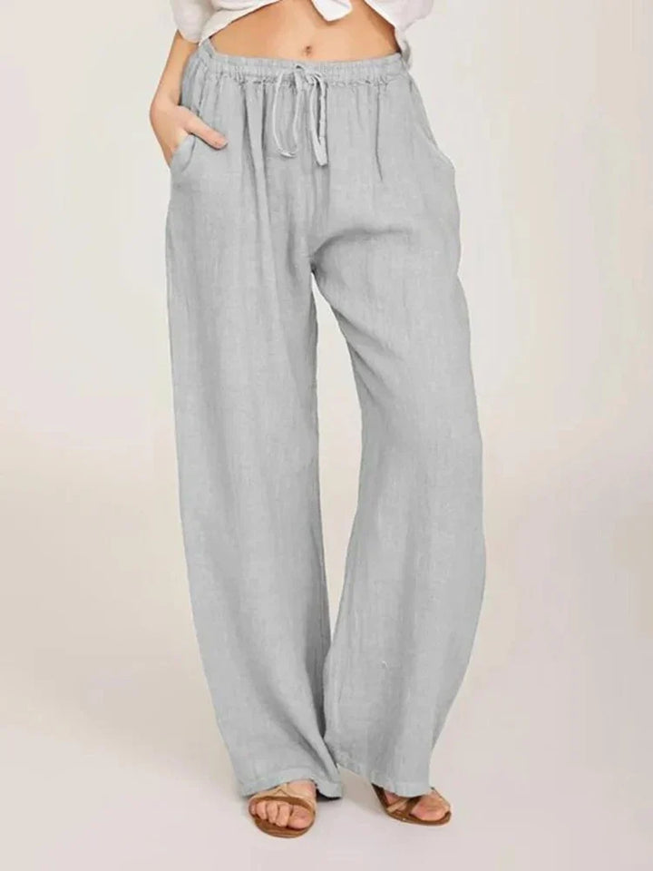 Elegante Baumwoll-Leinen-Hose von Virginia