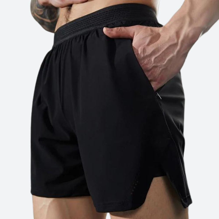 Stylish 2-piece sports shorts for men - Adrian