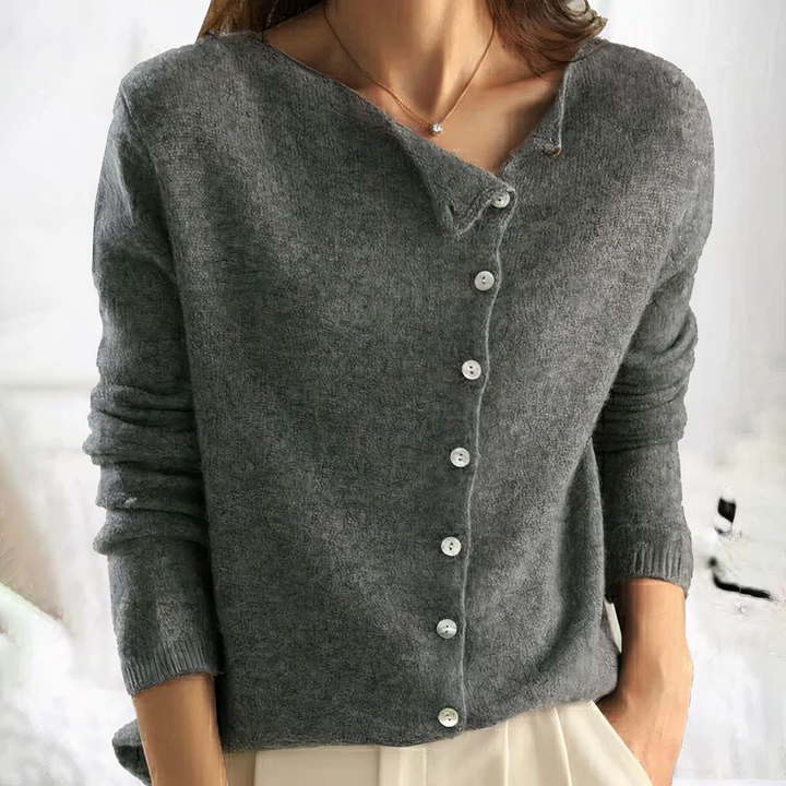 Fashionable button-up cardigan - Arleth