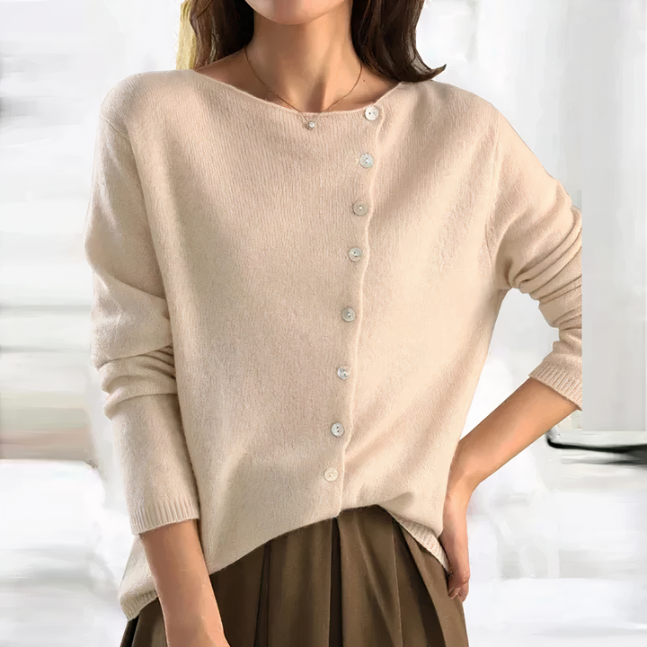 Fashionable button-up cardigan - Arleth