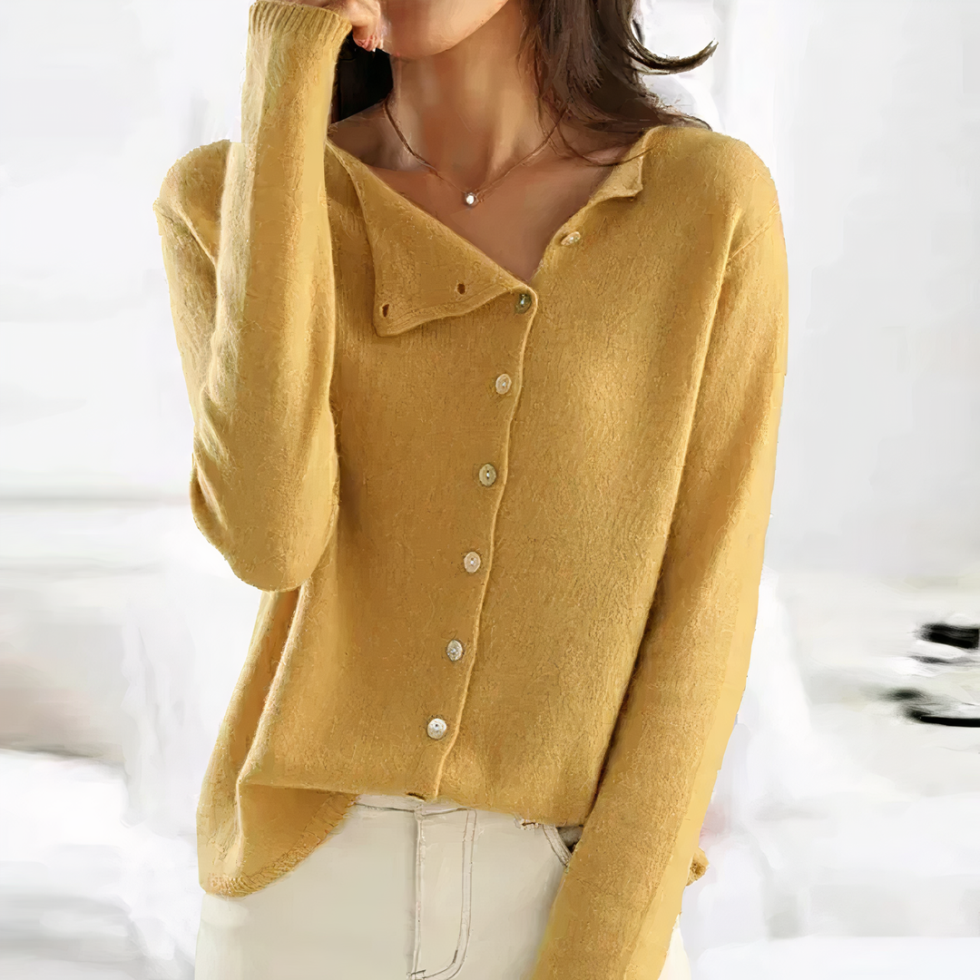 Fashionable button-up cardigan - Arleth