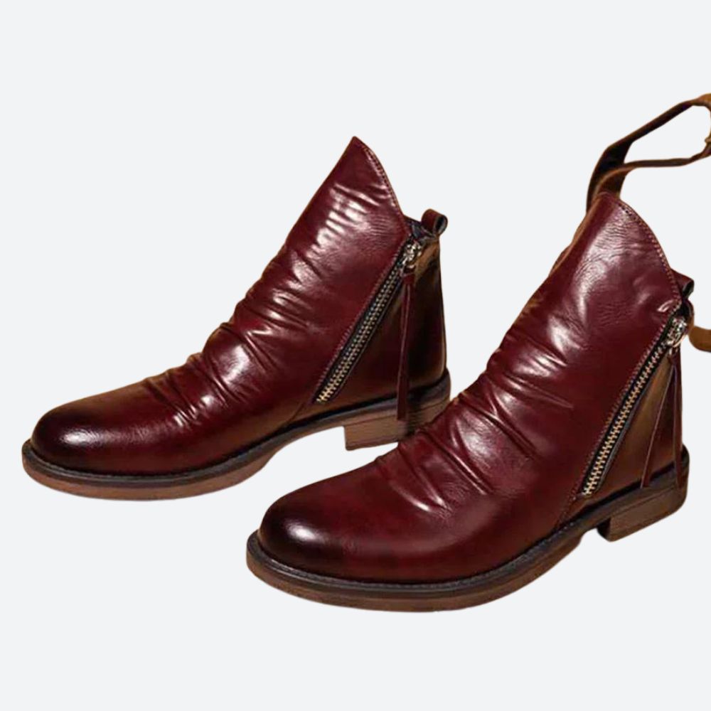 Modern Men's Boots with Zipper - Austin for a Stylish Look