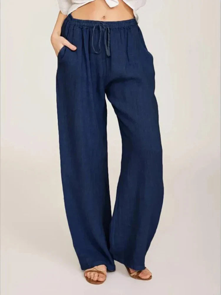 Elegante Baumwoll-Leinen-Hose von Virginia