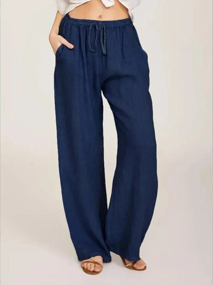 Elegante Baumwoll-Leinen-Hose von Virginia