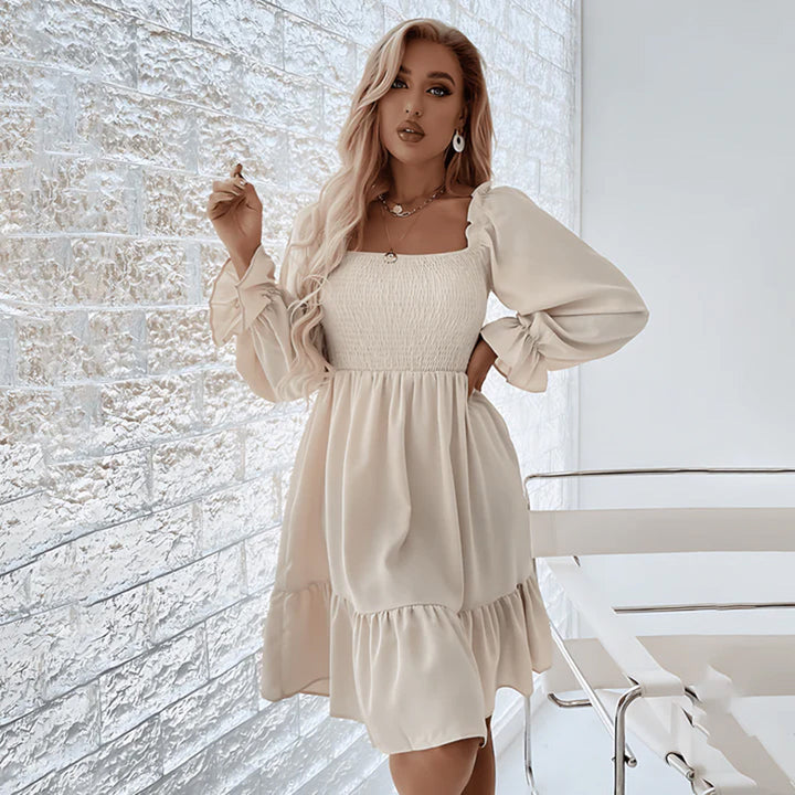 ARIA - Elegant dress with refined ruffles