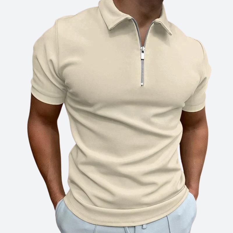 Stylisches Polo T-Shirt mit Reißverschluss - Barend