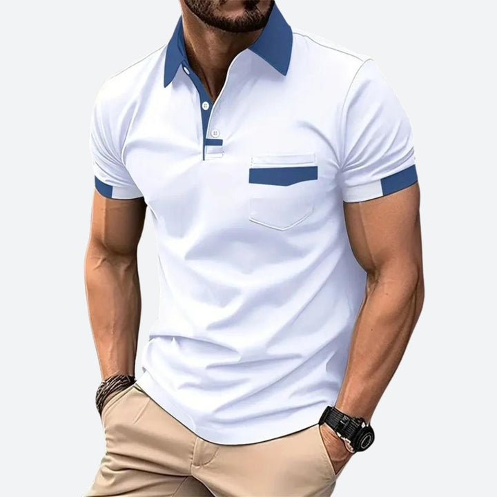 Stylish short-sleeve polo shirt - Belirick
