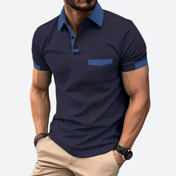 Stylish short-sleeve polo shirt - Belirick