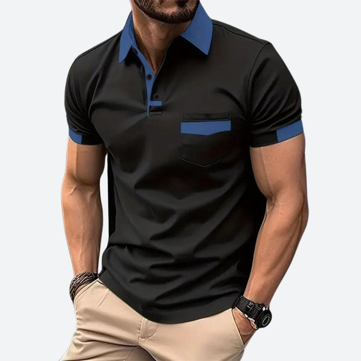 Stylish short-sleeve polo shirt - Belirick