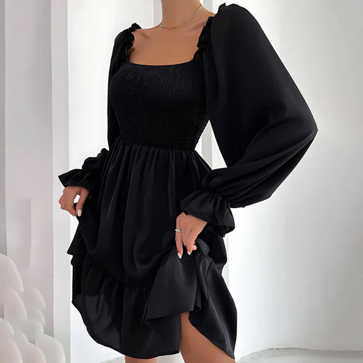 ARIA - Elegant dress with refined ruffles