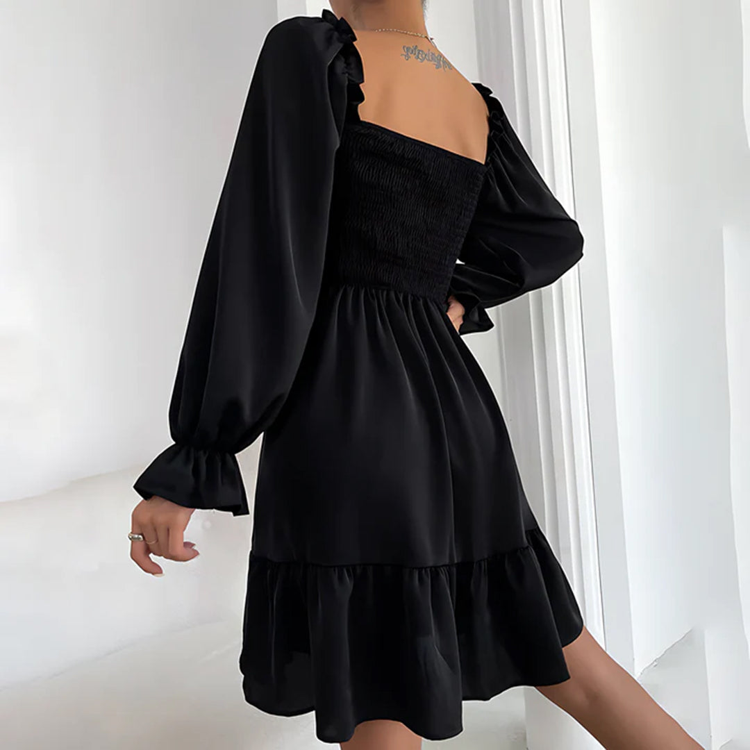 ARIA - Elegant dress with refined ruffles