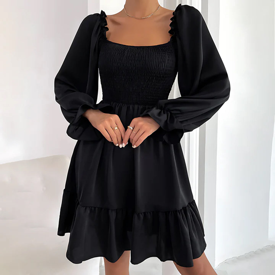 ARIA - Elegant dress with refined ruffles