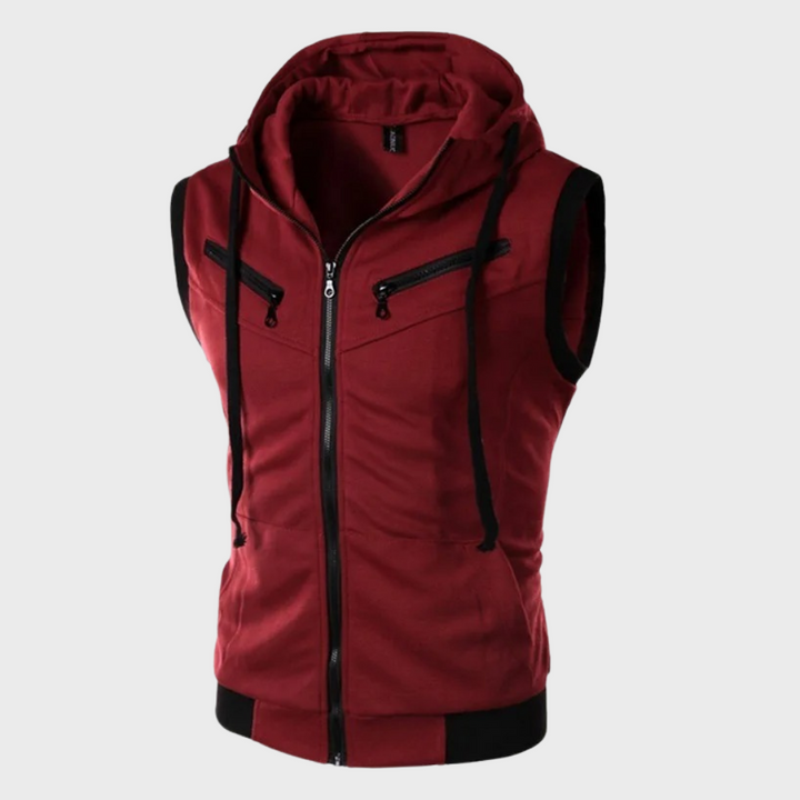 Launo - Stylish Sleeveless Hoodie for a Trendy Look
