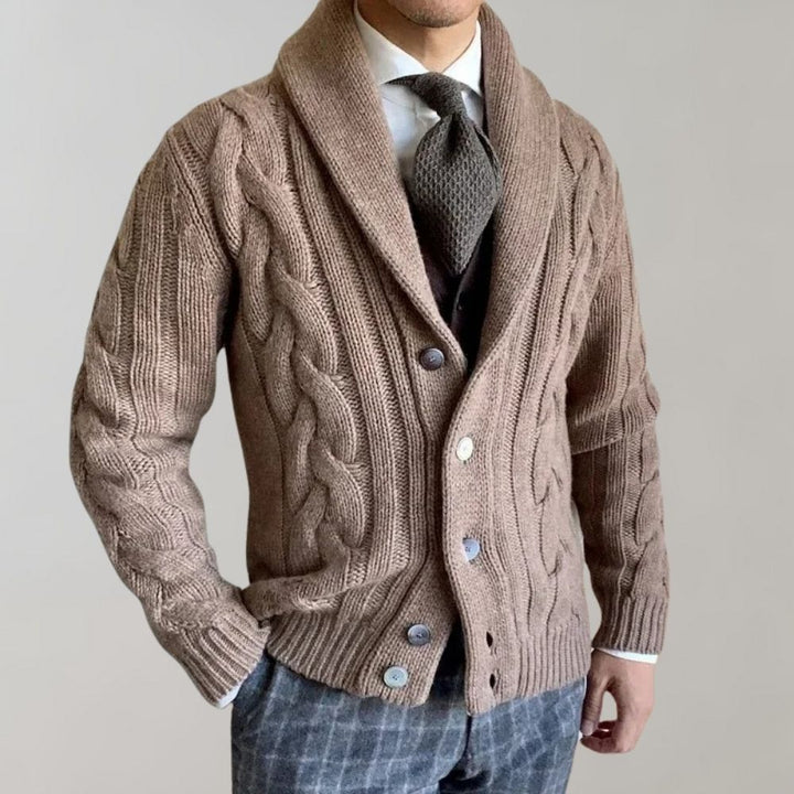 Stylish Bart - Gilet pour hommes avec revers chic