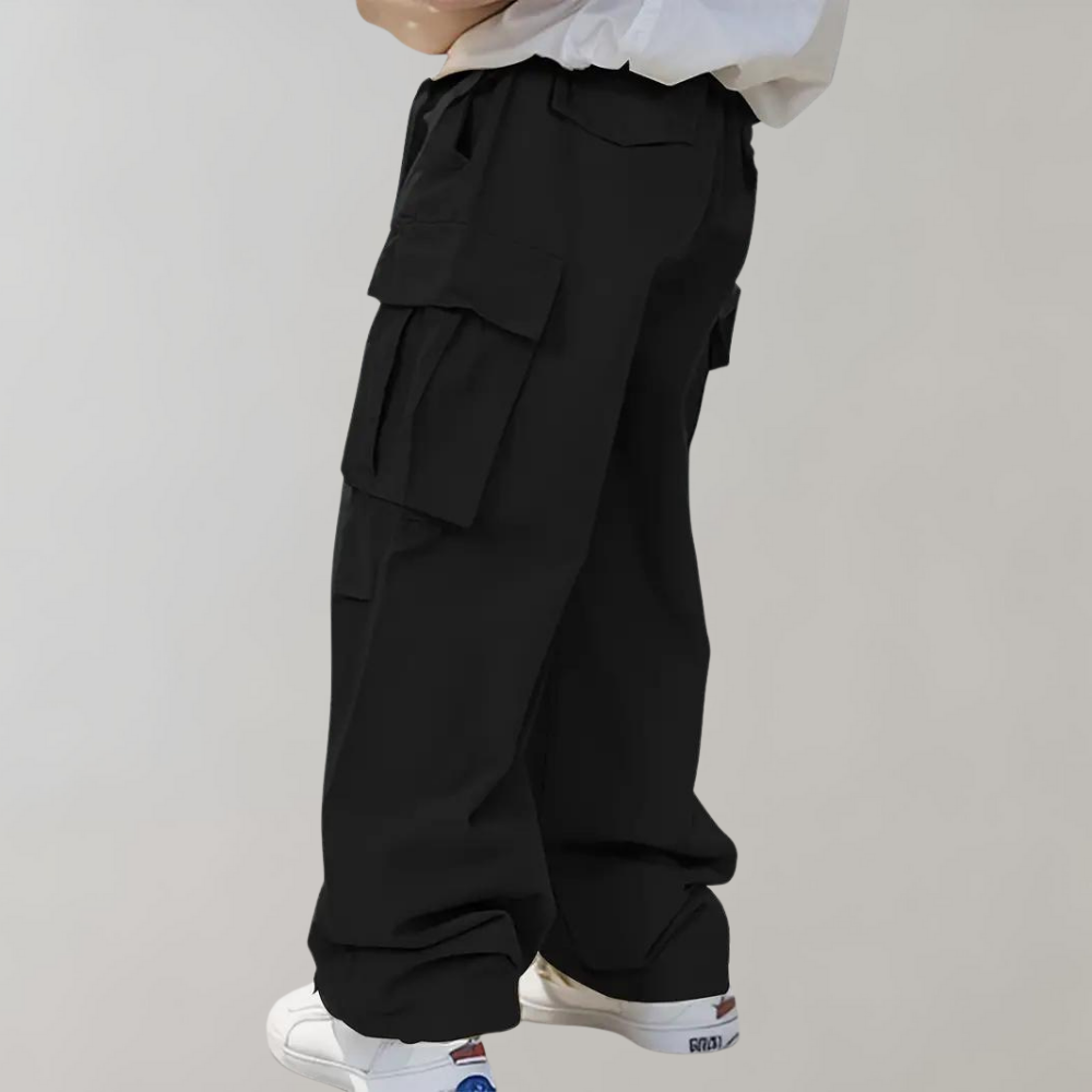 Asger - Pantalon cargo homme stylé à jambe droite