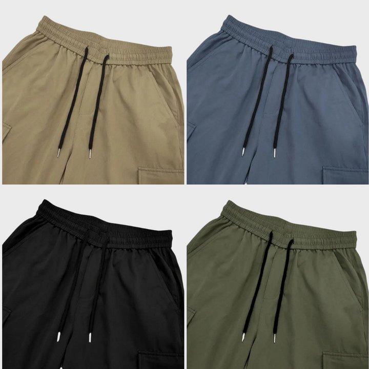 Asger - Pantalon cargo homme stylé à jambe droite