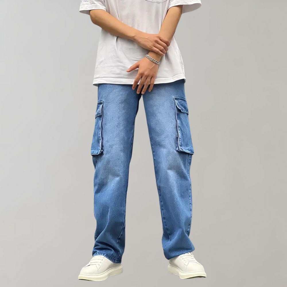 Hjalte - Pantalon cargo stylé avec multiples poches pratiques