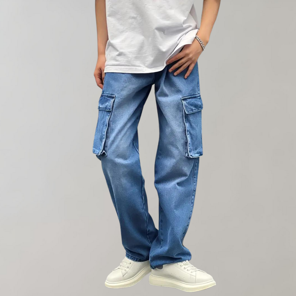 Hjalte - Pantalon cargo stylé avec multiples poches pratiques