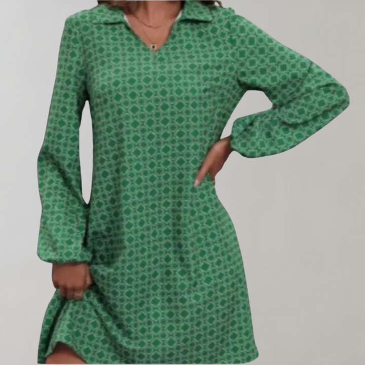 Eira - Elegant long-sleeve women's dress