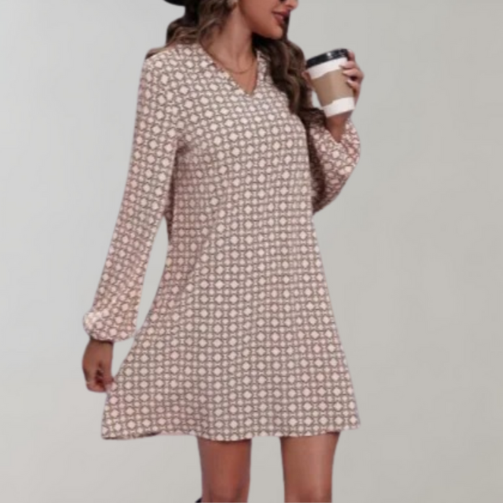 Eira - Elegant long-sleeve women's dress