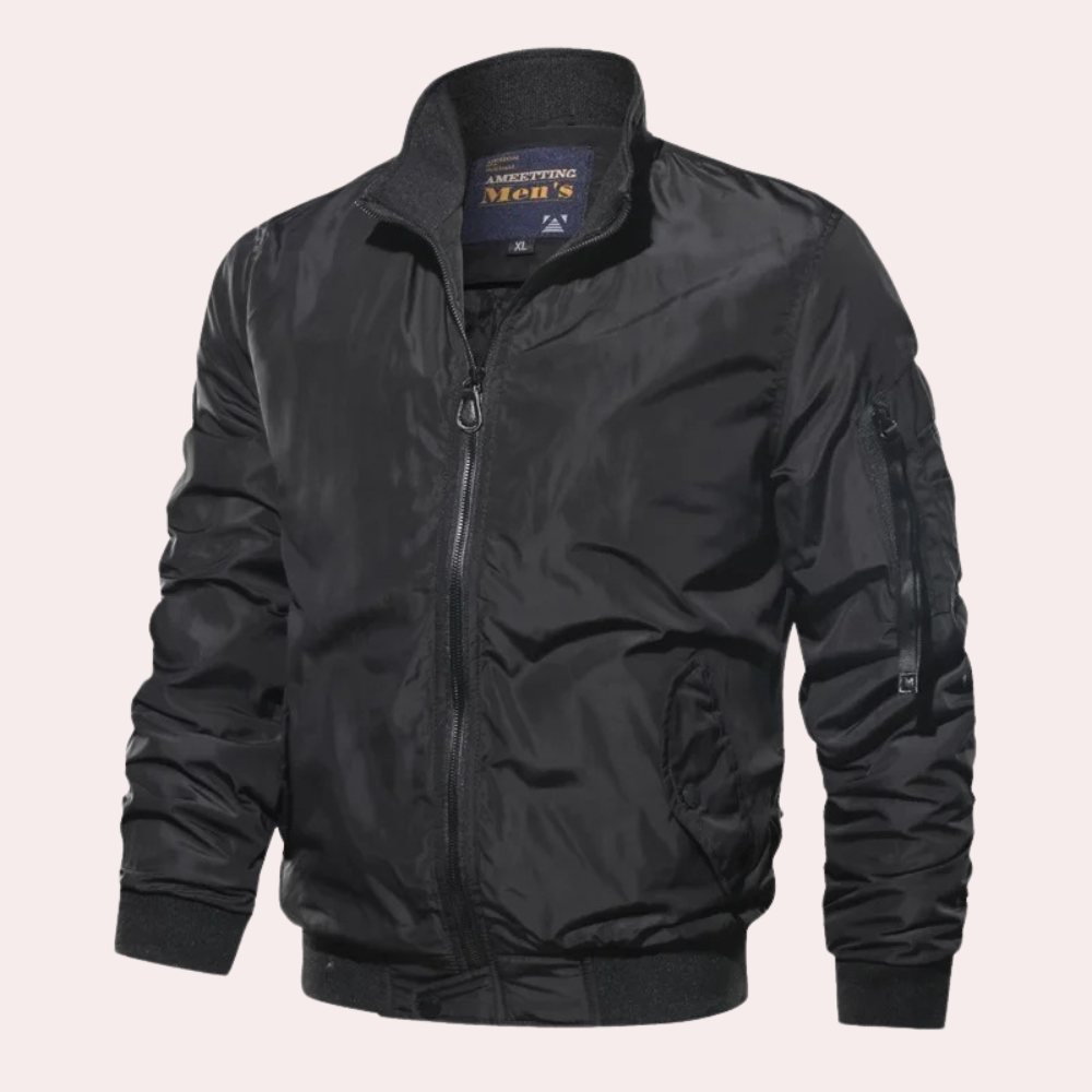 Nicolas - Fashionable and Windproof Men's Bomber Jacket