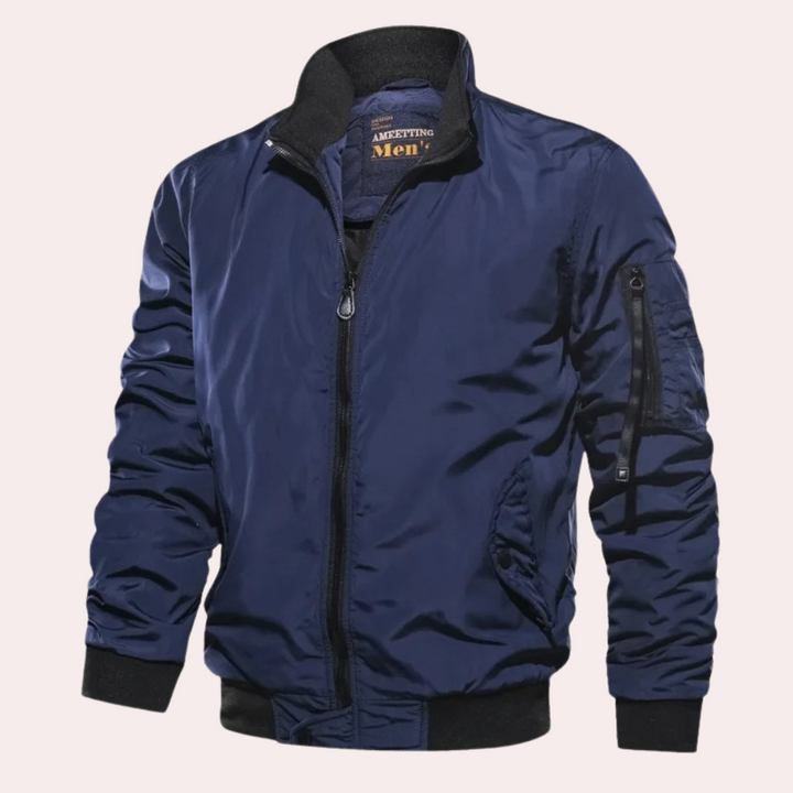 Nicolas - Fashionable and Windproof Men's Bomber Jacket