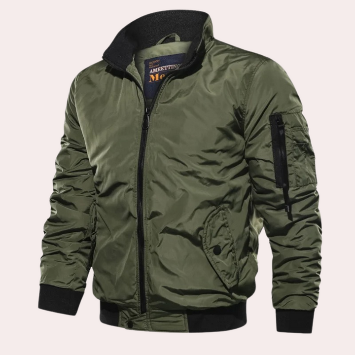 Nicolas - Fashionable and Windproof Men's Bomber Jacket
