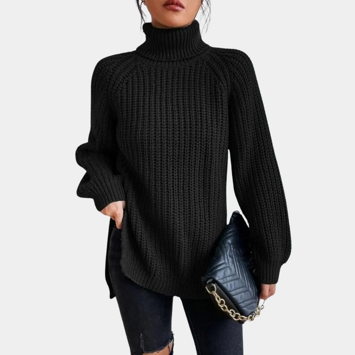Madeleine - Pull à col roulé doux et luxueux pour femmes