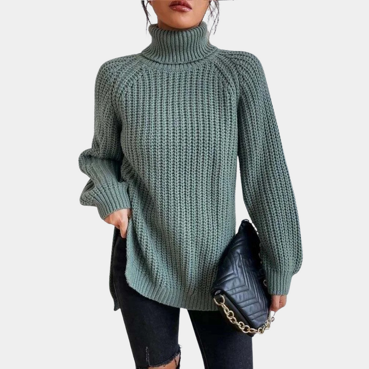Madeleine - Pull à col roulé doux et luxueux pour femmes