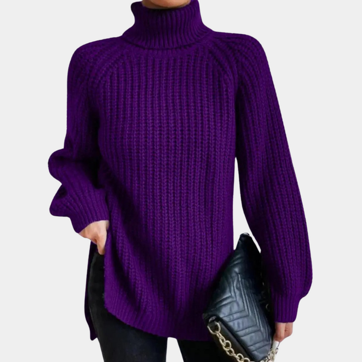 Madeleine - Pull à col roulé doux et luxueux pour femmes