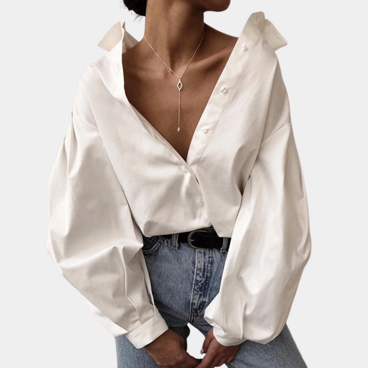 Raimona - Stylische Bluse für Frauen mit trendigen Puffärmeln