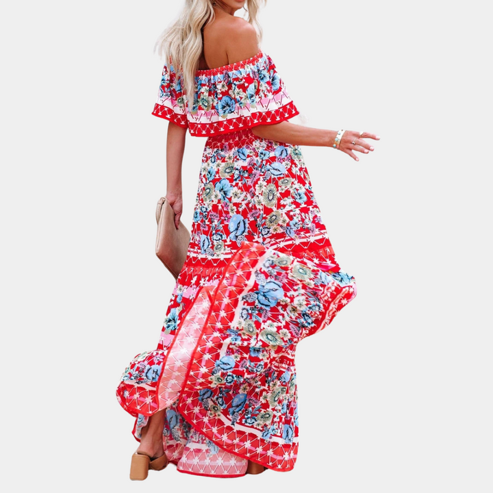 Claire - Fashionable maxi dress for women with a trendy look