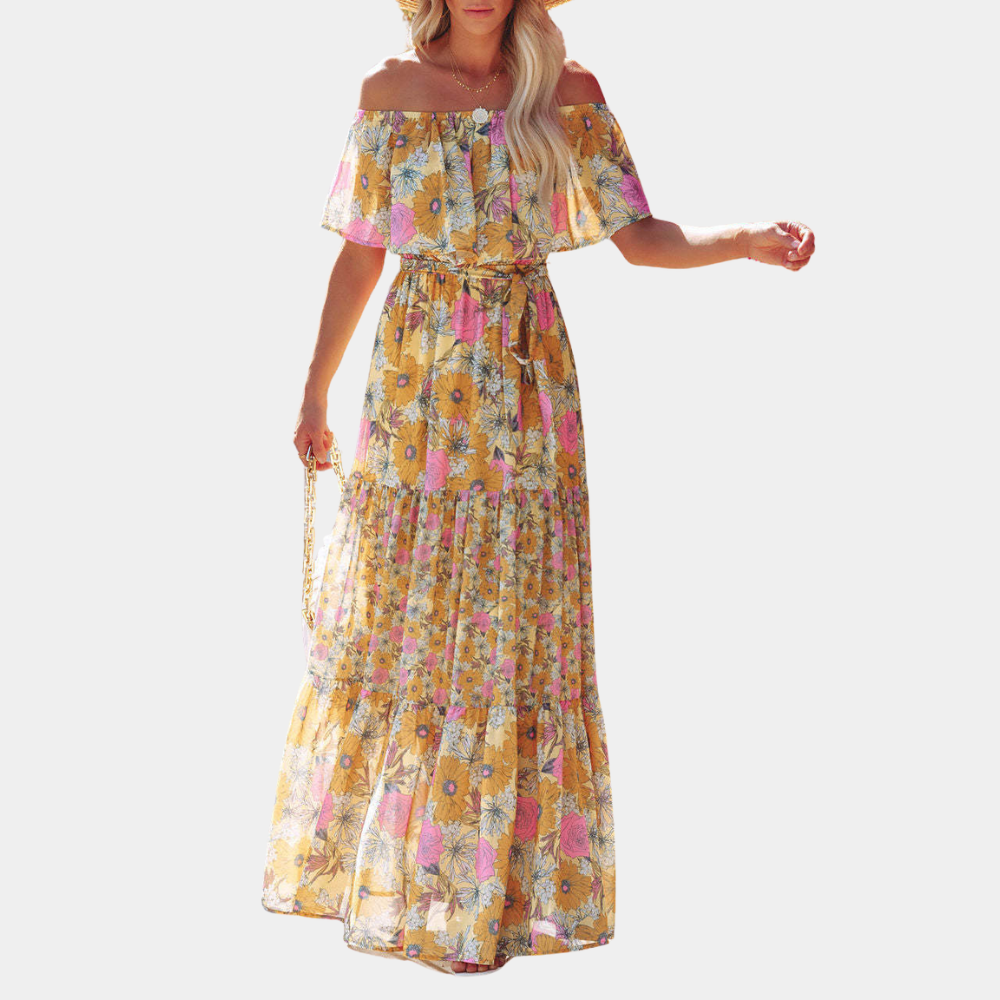Claire - Fashionable maxi dress for women with a trendy look