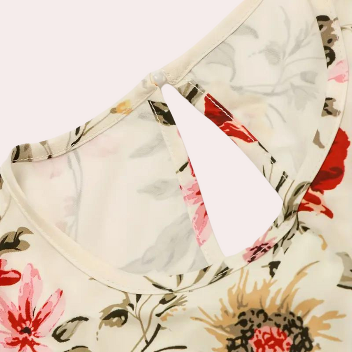 Robe maxi chic à imprimé floral pour femmes