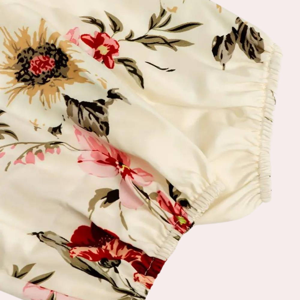 Robe maxi chic à imprimé floral pour femmes