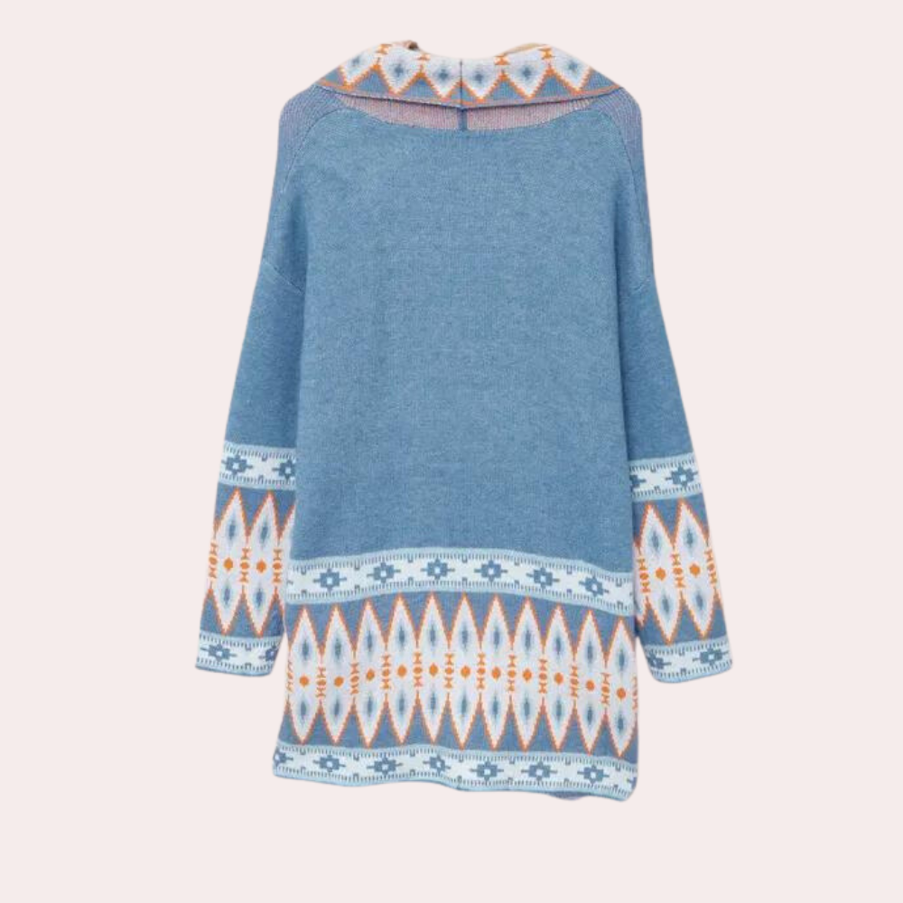 Trendy women's cardigan in boho style for a carefree look