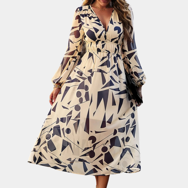 Chic party dress for women in a refined style