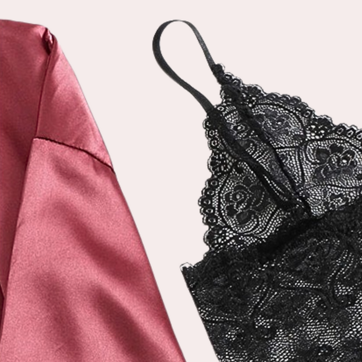 Indulge yourself with our 4-piece luxury pajama set for women