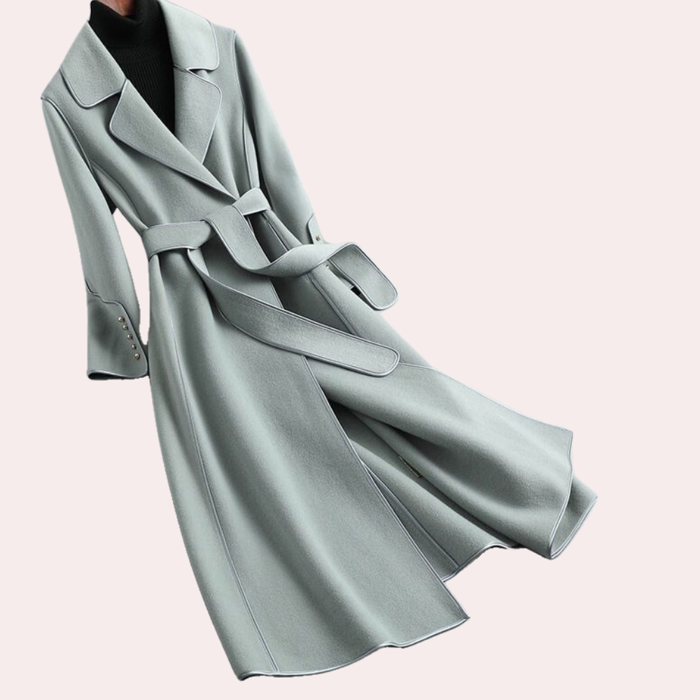 Stilvoller langer Damenmantel für einen raffinierten Look