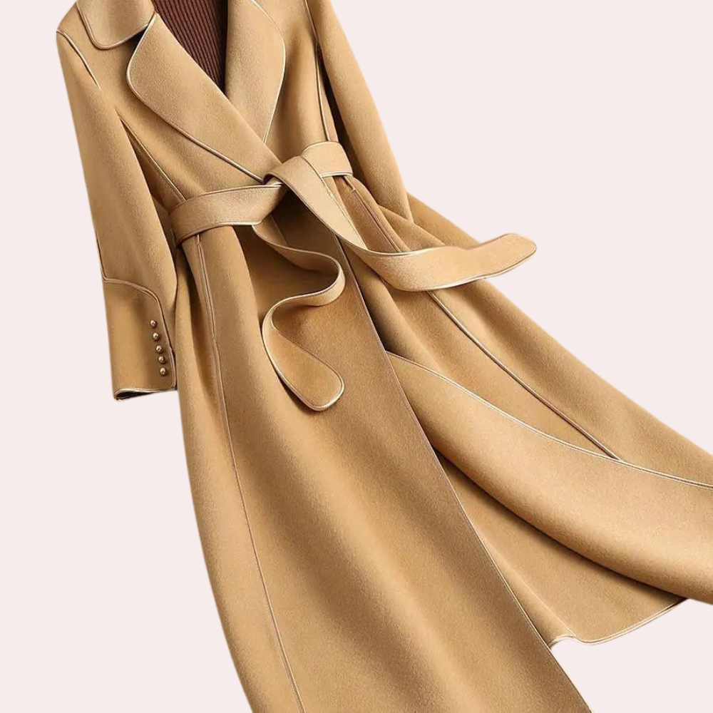 Stilvoller langer Damenmantel für einen raffinierten Look