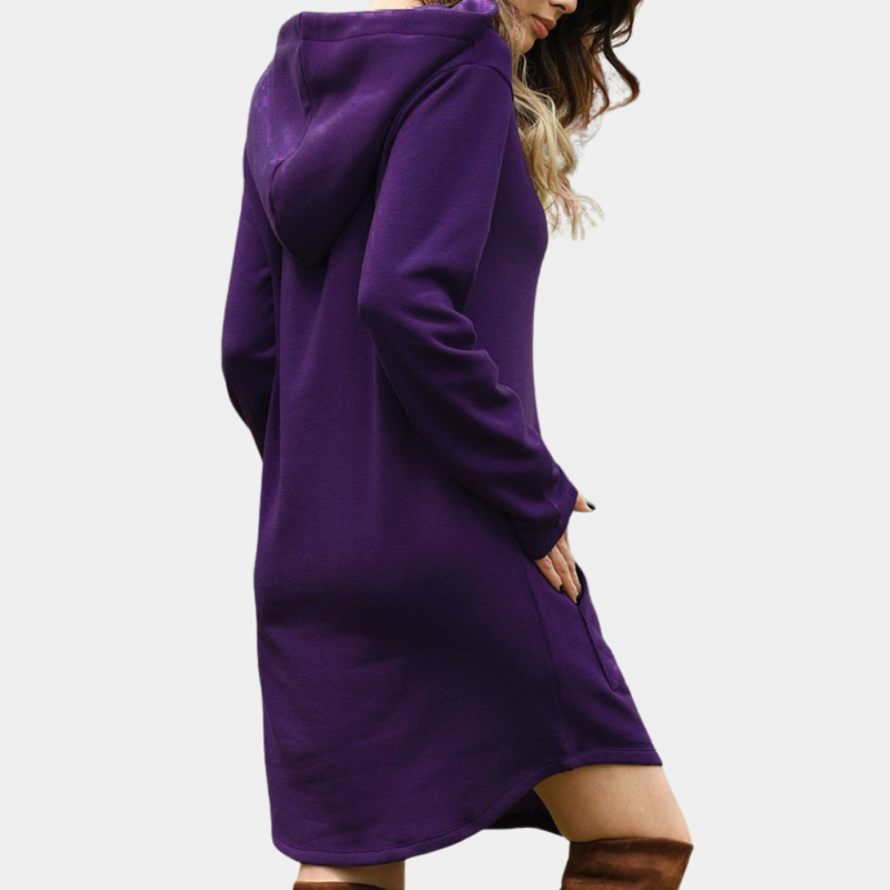 Stylish and Long Women's Hoodie for Comfort and Fashion