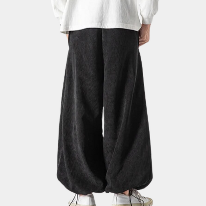 Adrian - Pantalons en maille côtelée stylés pour l'homme moderne