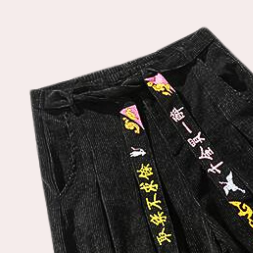 Adrian - Pantalons en maille côtelée stylés pour l'homme moderne