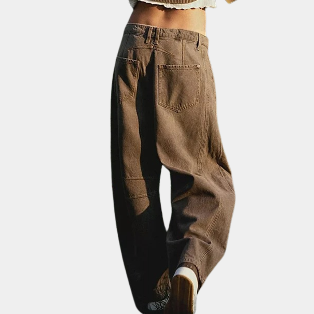 Stylish Wide Cropped Jeans for Women