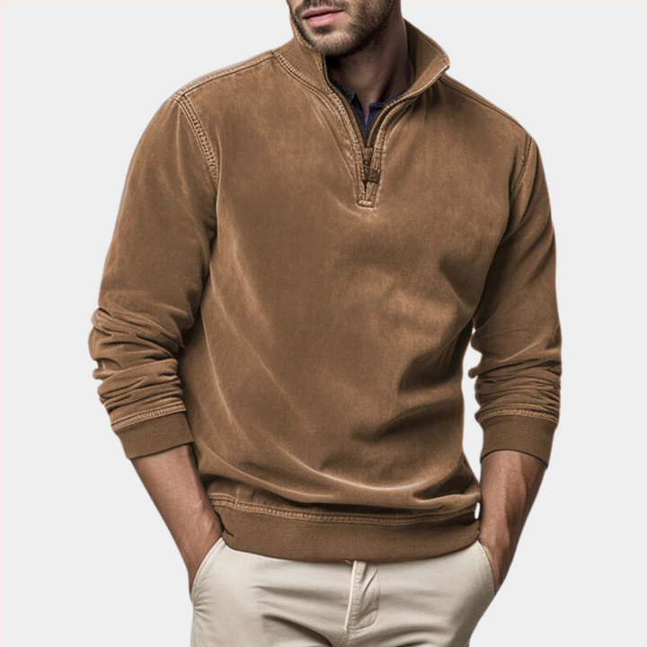 Elvio - Comfortable classic sweater for men