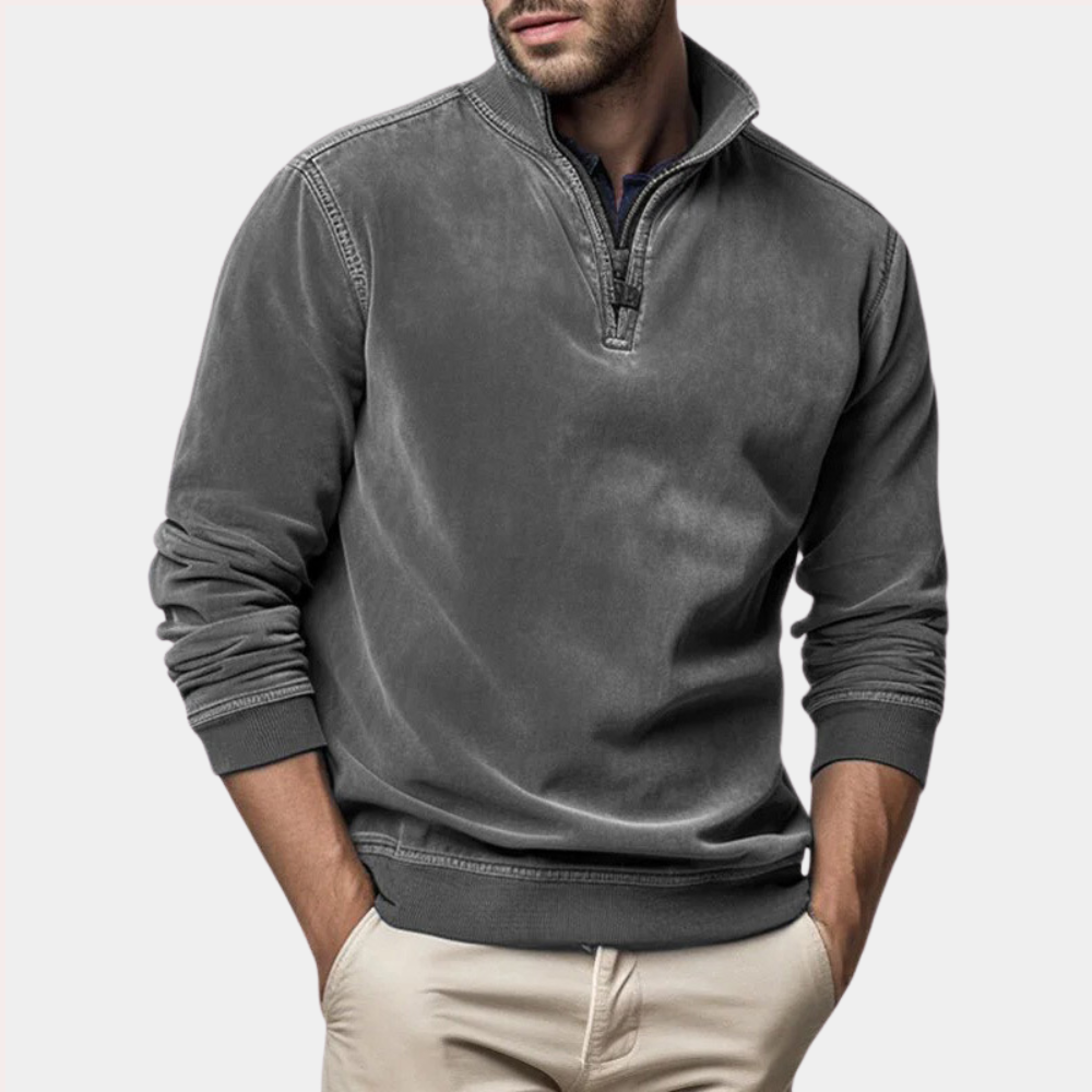 Elvio - Comfortable classic sweater for men